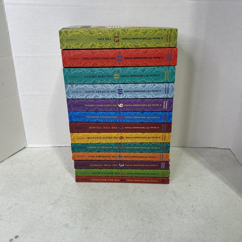 Lemony Snicket A Series of Unfortunate Events Complete 13 Book Set Paperback
